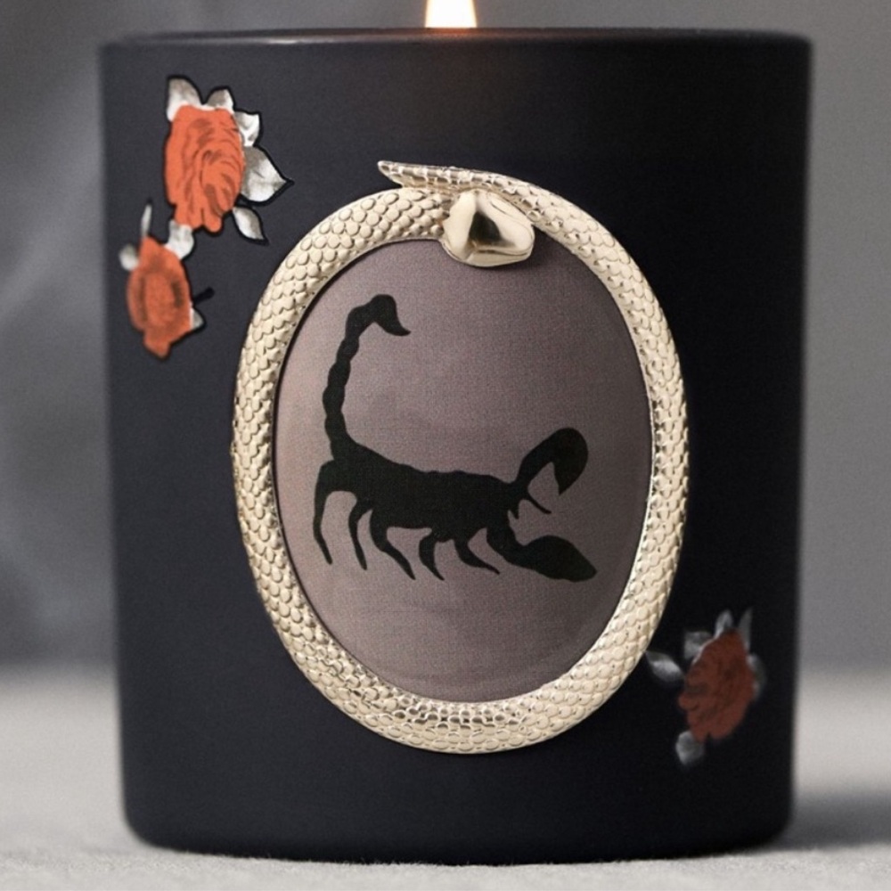 Catherine Martin‎ Enchanted Black and Gold Scorpion Candle